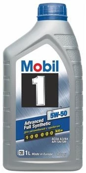 Моторное масло Mobil FS 5W-50 синтетическое 1 л