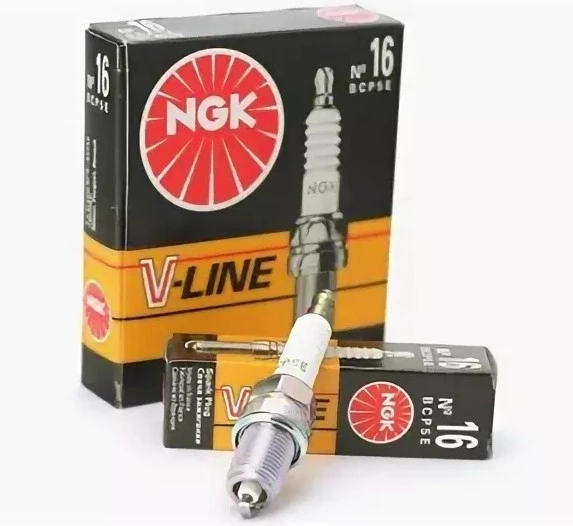 Свеча NGK 2112 (16 клап.) BCP5E, V-LINE №16, 4783