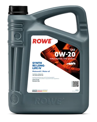 Моторное масло ROWE Hightec Synt RS Longlife IV SAE 0W-20 5л