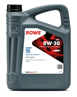 Моторное масло ROWE Hightec Synt RSB 12FE SAE 0W-30 5л