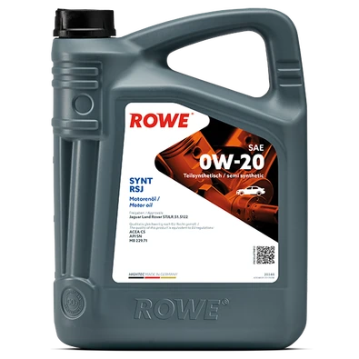 Моторное масло ROWE Hightec Synt RSJ SAE 0W-20 5л