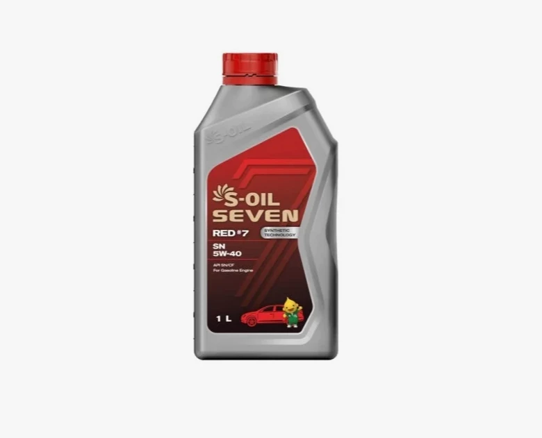 Моторное масло S-OIL Seven RED 7 5W-40 синтетическое 1 л
