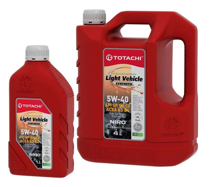 Моторное масло Totachi Niro LV Synthetic 5W-40 синтетическое 4 + 1 л