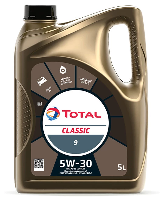 Моторное масло Total Classic 9 5W-30 синтетическое 5 л