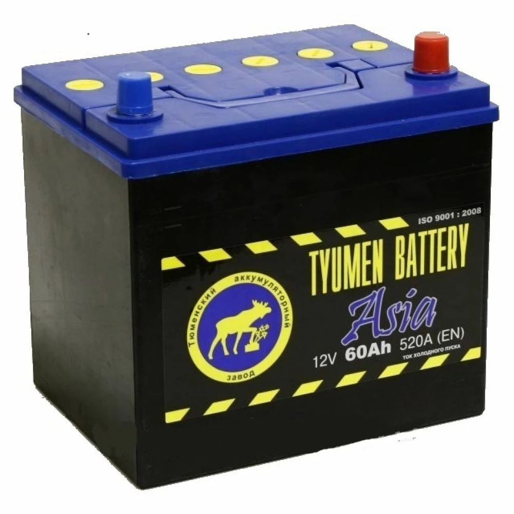 Аккумулятор легковой Tyumen Battery Asia 60 ач 550А Обратная полярность