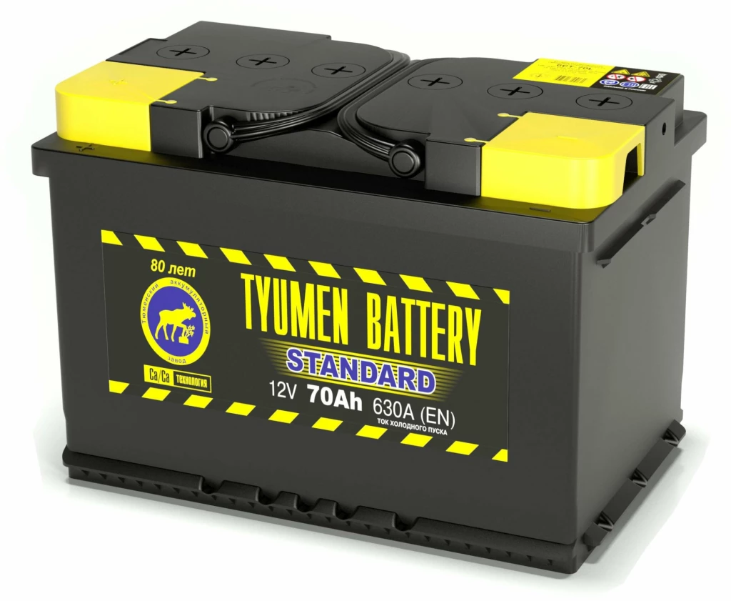 Аккумулятор легковой Tyumen Battery Standard 70 ач 630А Обратная полярность
