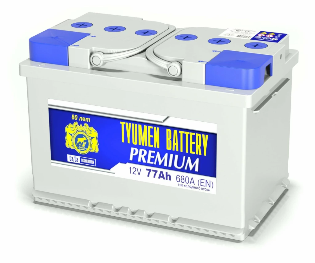 Аккумулятор легковой Tyumen Battery Premium 77 ач 680А Обратная полярность