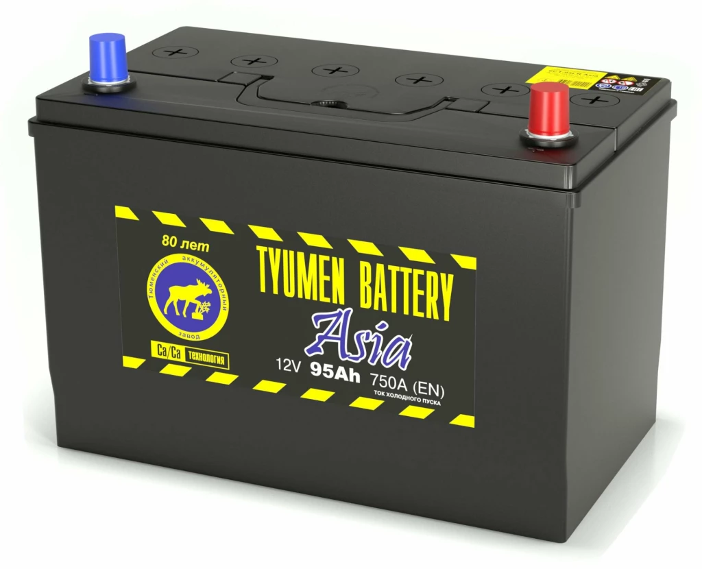 Аккумулятор легковой Tyumen Battery Asia 95 ач 750А Прямая полярность