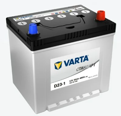 Аккумулятор легковой Varta Стандарт 55 ач 480А ASIA Обратная полярность