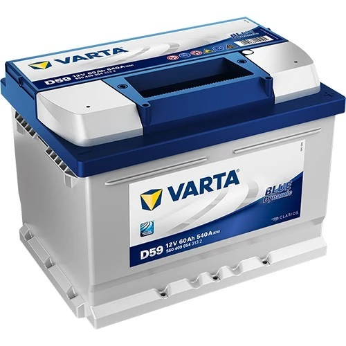 Аккумулятор легковой Varta Blue Dynamic D59 60 ач 540А Обратная полярность
