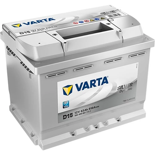 Аккумулятор легковой Varta Silver Dynamic D15 63 ач 610А Обратная полярность