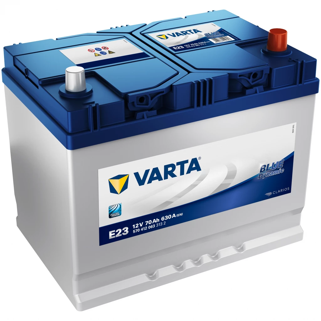 Аккумулятор легковой Varta Blue Dinamic E23 70 ач 630А Обратная полярность