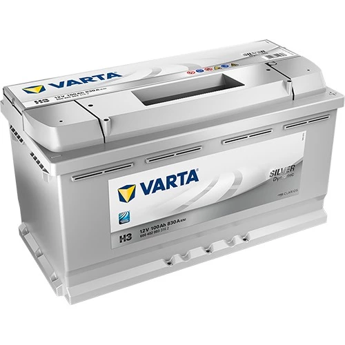 Аккумулятор легковой Varta Silver Dynamic H3 100 ач 830А Обратная полярность