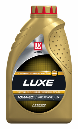 Масло моторное LUKOIL LUXE SEMI-SYNTHETIC 10W-40, API SL/CF, 1л