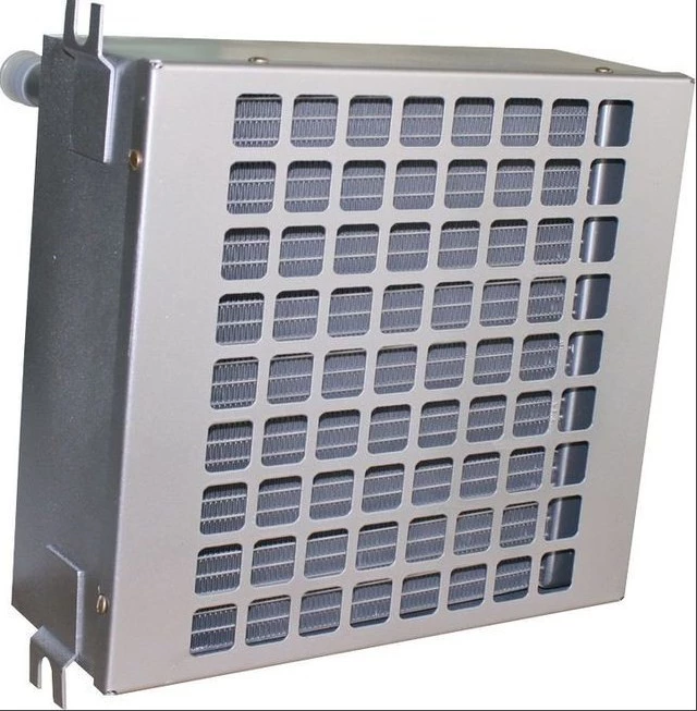 Отопитель в сборе (радиатор отопителя алюм. Sofico) ШААЗ (12 V)