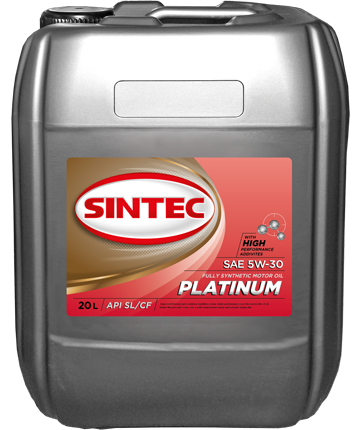 Масло моторное SINTEC PLATINUM SAE 5W-30 API SL, ACEA A3/B4 20л