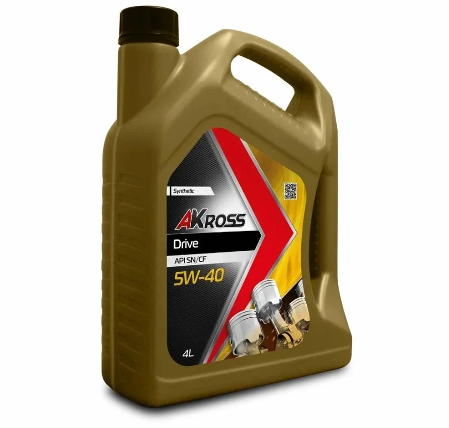 Моторное масло AKross Drive 5W-40 синтетическое 4 л