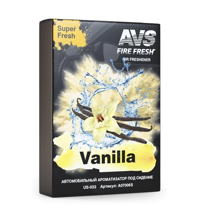 Ароматизатор под сиденье AVS Super Fresh Vanilla|Ваниль