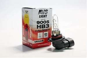 Лампа галогенная HB3 12V 65W AVS Vegas
