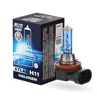 Лампа галогенная H11 12V 55W AVS Atlas (5000 К)