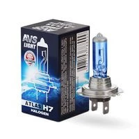 Лампа галогенная AVS Atlas H7 12V 55W, A78890S, 1 шт