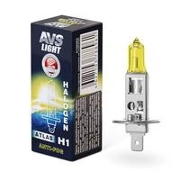 Лампа галогенная H1 12V 55W AVS Atlas (ANTI-FOG/BOX желтый )