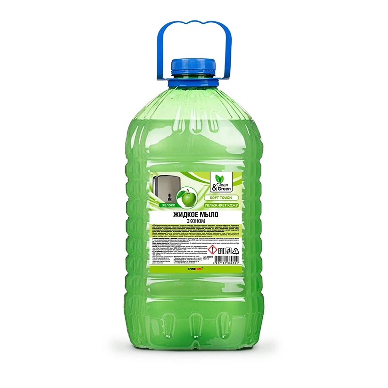 Жидкое мыло AVS Clean&Green яблоко канистра 5 л