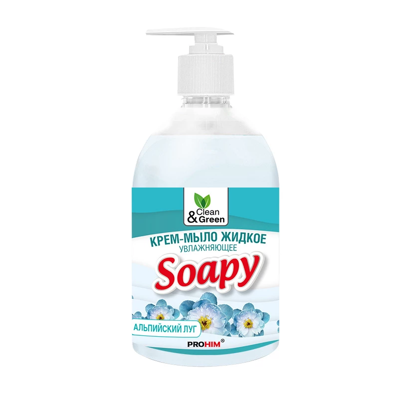 Жидкое мыло AVS Clean&Green (500 мл) (увлажняющее)