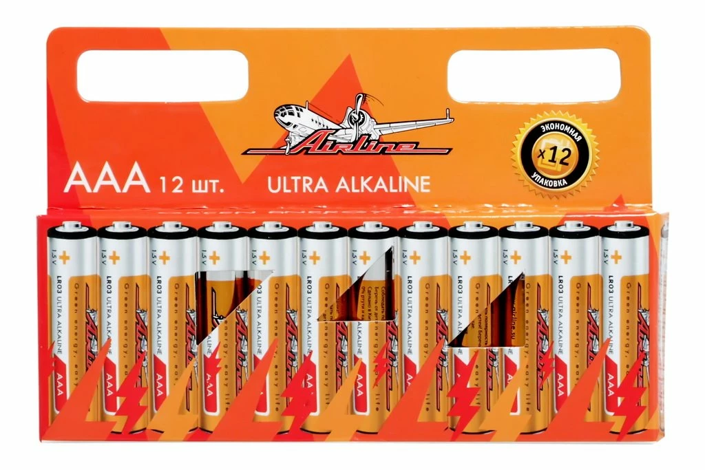 Батарейка AIRLINE LR03/AAA (щелочная) (12 шт.)