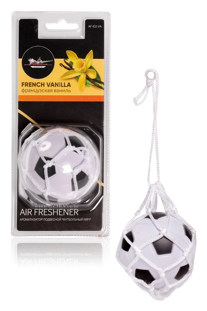 Ароматизатор подвесной (Vanilla/Ваниль) AIRLINE Футбольный мяч