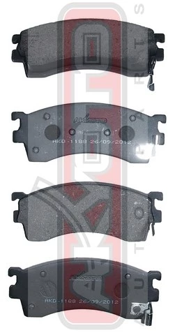 Колодки тормозные дисковые передние Akyoto AKD-1188