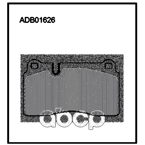 Колодки дисковые Allied Nippon ADB01626