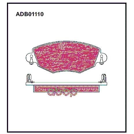 Колодки дисковые Allied Nippon ADB01110