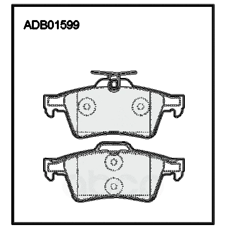 Колодки дисковые Allied Nippon ADB01599