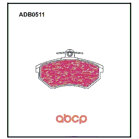 Колодки дисковые Allied Nippon ADB0511