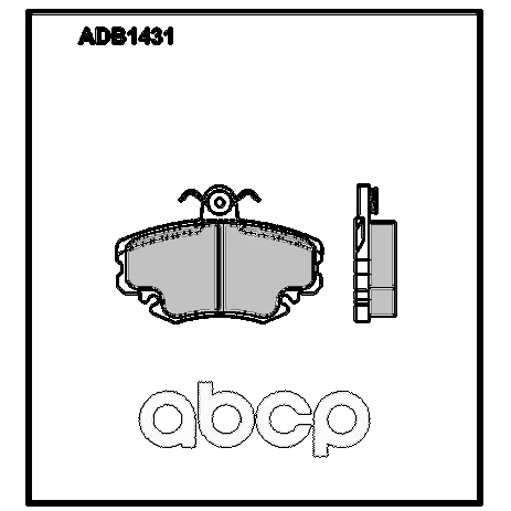 Колодки дисковые Allied Nippon ADB1431