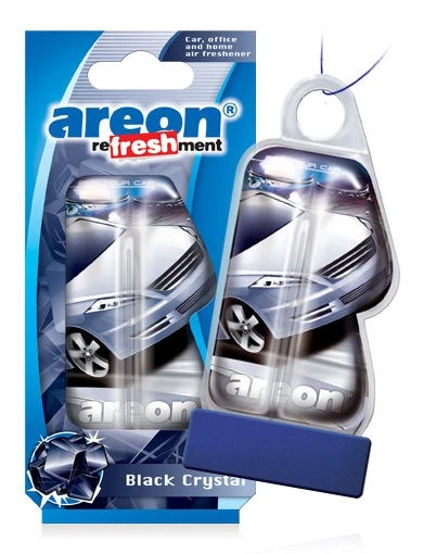 Ароматизатор подвесной (Black Cristal/Черный кристалл) AREON Refreshment Liquid