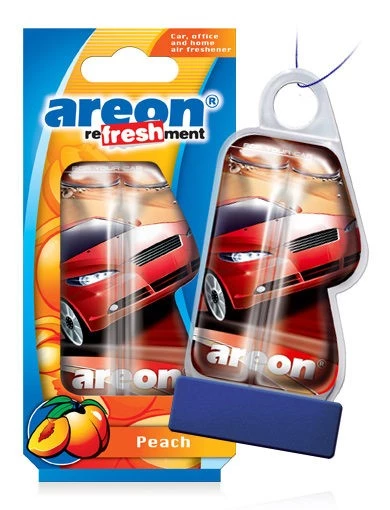 Ароматизатор подвесной (Peach/Персик) AREON Refreshment Liquid