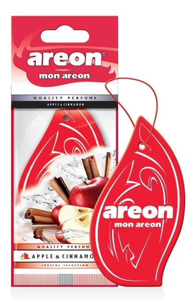 Ароматизатор подвесной (Apple & Cinnamon/Яблоко и Корица) AREON MON AREON (картон)