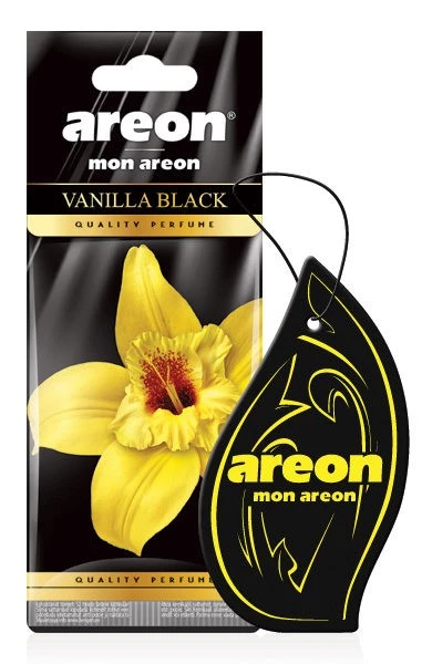 Ароматизатор подвесной (Vanilla Black/Ванильный Черный) AREON MON AREON (картон)