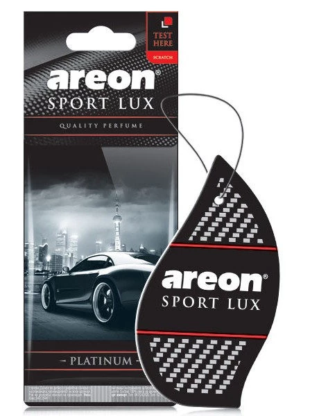 Ароматизатор подвесной (Sport Platinum/Спорт Платина) AREON LUX (картон)