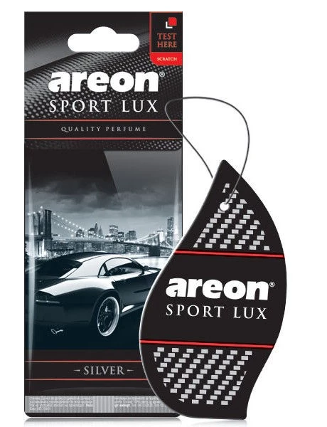 Ароматизатор подвесной (Sport Silver/Спорт Серебро) AREON LUX (картон)