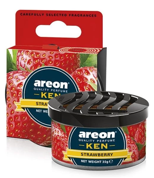 Ароматизатор на панель (Strawberry/Клубника) (35 г) AREON Gel Ken Blister (банка)