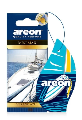 Ароматизатор подвесной Areon MINI MAX Verano-Azul/Верано-Азул