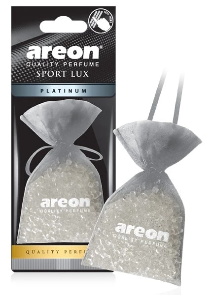 Ароматизатор подвесной (Platinum/Платина) AREON Pearls Lux (мешочек)