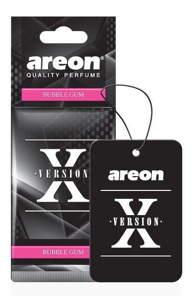 Ароматизатор подвесной (Buble Gum/Бабл Гам) AREON X-Version (картон)