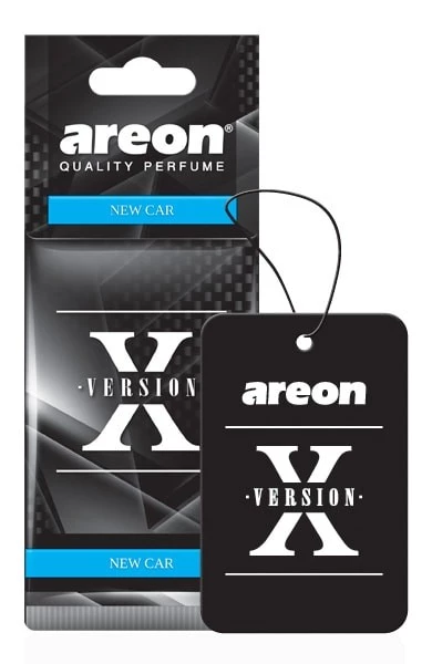 Ароматизатор подвесной (New car/Новая машина) AREON X-Version (картон)