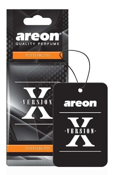 Ароматизатор подвесной (Tutti-Frutti/Тутти-фрутти) AREON X-Version (картон)