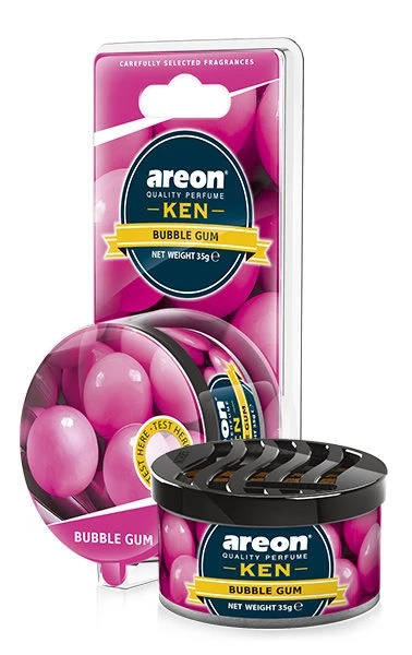 Ароматизатор на панель (Buble Gum/Бабл Гам) (80 мл) AREON Gel Can Blister (банка)