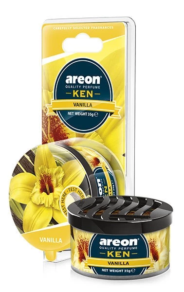 Ароматизатор на панель (Vanilla/Ваниль) (80 мл) AREON Gel Can Blister (банка)